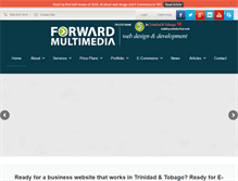 Tablet Screenshot of forwardmultimedia.com